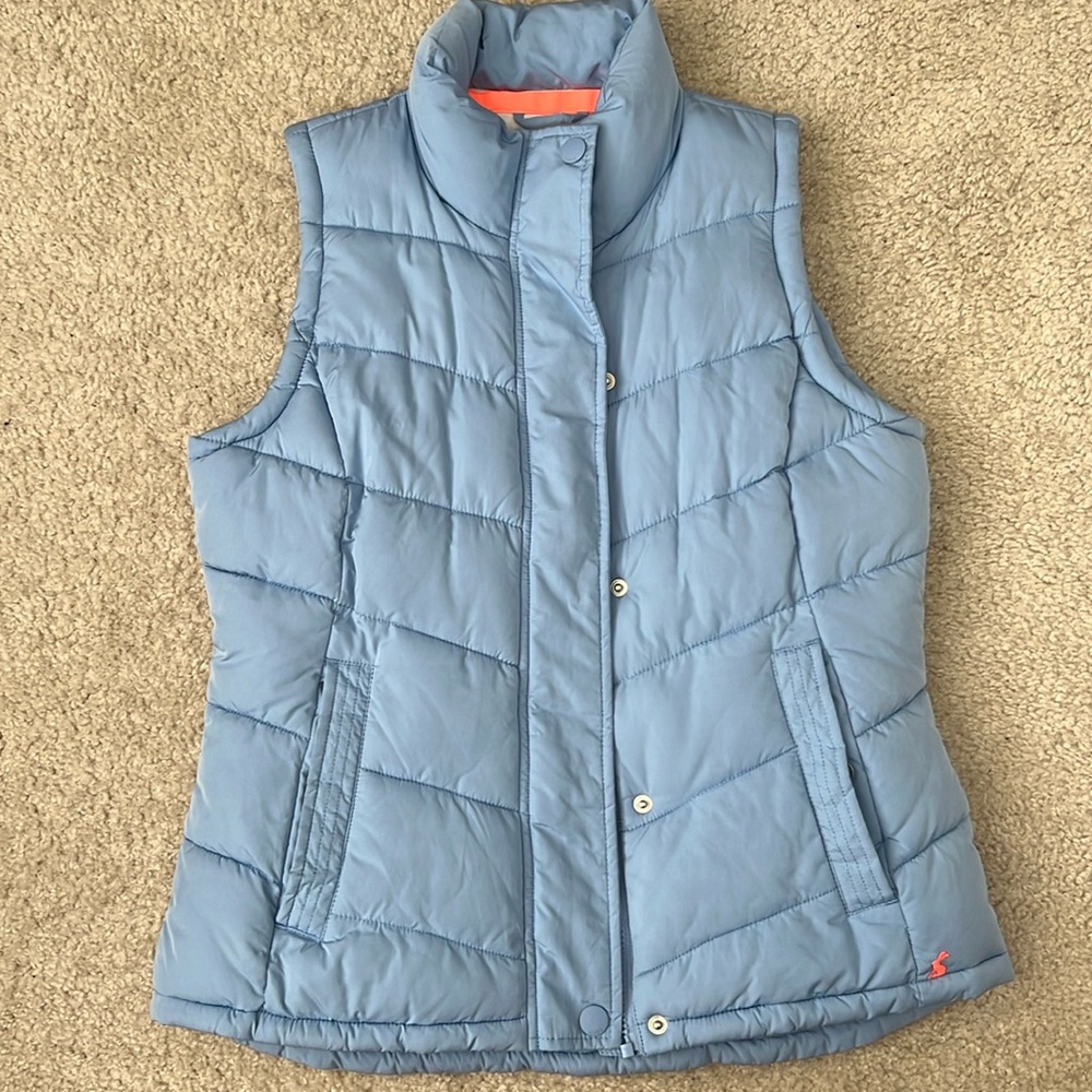 Joules Blue Puffer Vest